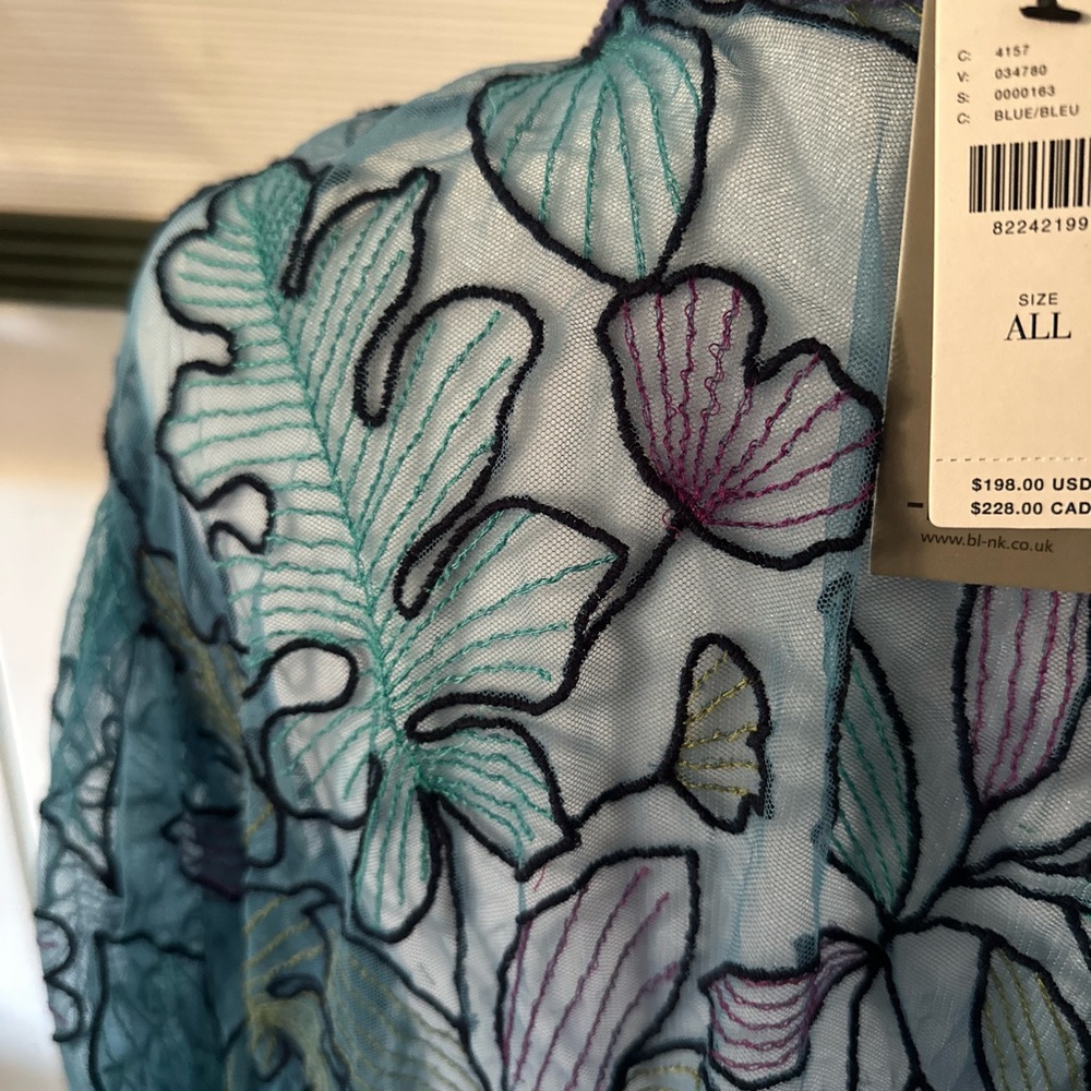 Anthropologie Bl-Nk tulle duster kimono jacket, BNWT - Picture 8 of 11